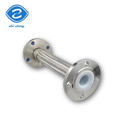 DN32 DN3000mm 16インチ Ptfe ローニング ステンレス ステンレス スチール 帯状 管 庭園 補償器 柔軟 304 フレンズ 帯状 メタル 管