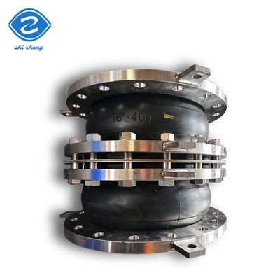 柔軟なコネクタコップリングパイプライン Ss304 または炭素鋼 ANSI 150LBS フレンズベローズ ゴム拡張関節 オーダーメイド