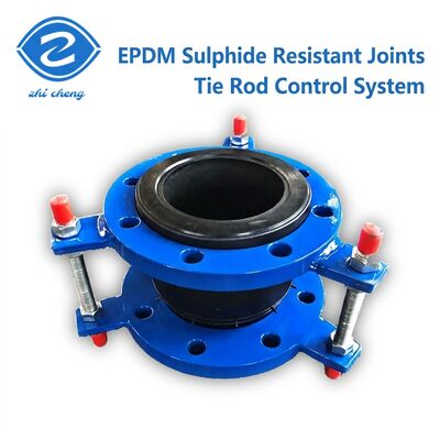 EPDM フレキシブル・リストリクティブ・タイ・ゴム・エクスペンション・ジョイント PN10 フレンズ・硫化物耐性